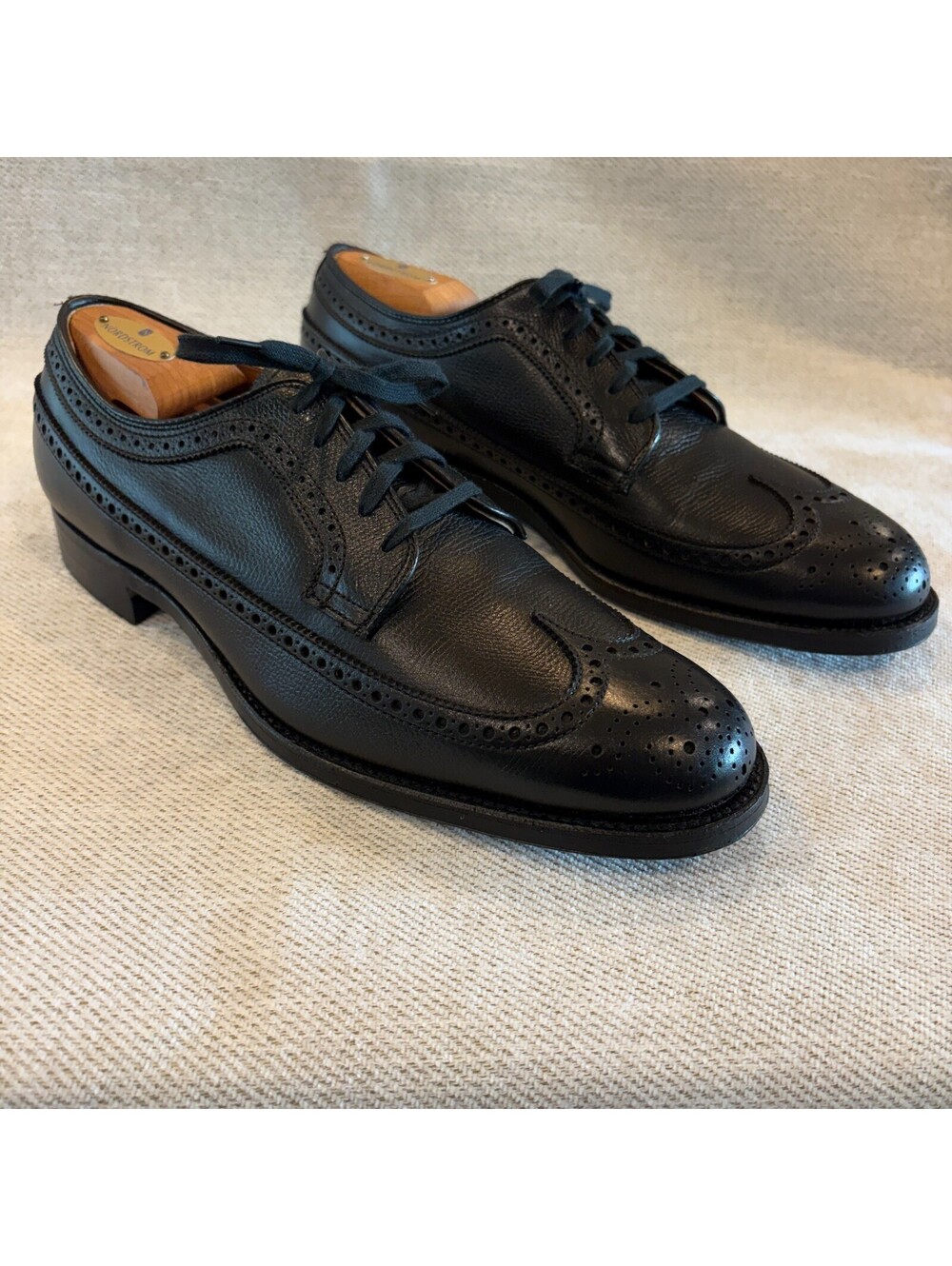 Alden 679 Foot Balance Black Grain Leather Wingtip 11 AAA/A